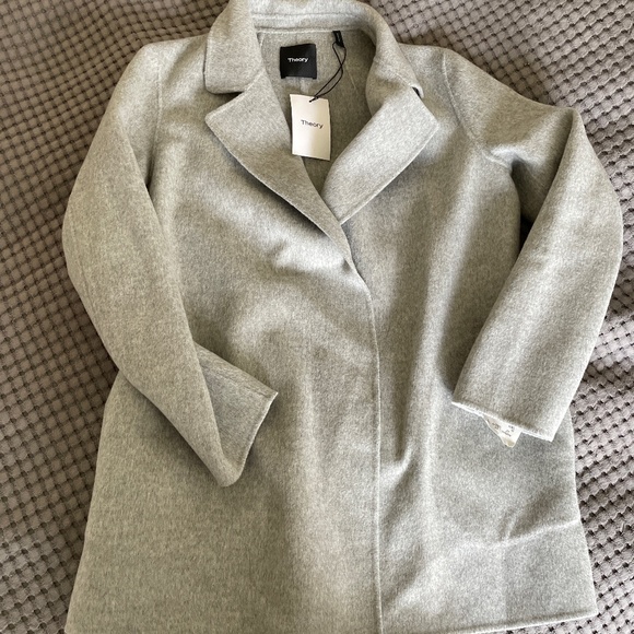 Theory wool and cashmere jacket coat - Picture 1 of 6